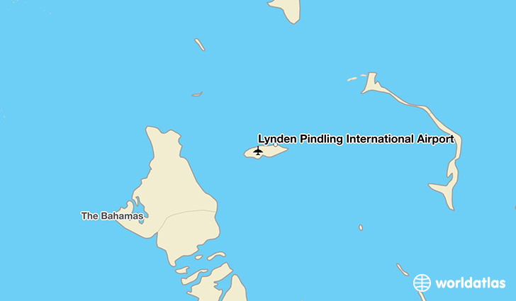 Lynden Pindling International Airport location on a map