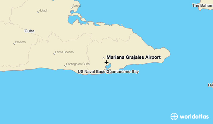 Mariana Grajales Airport location on a map