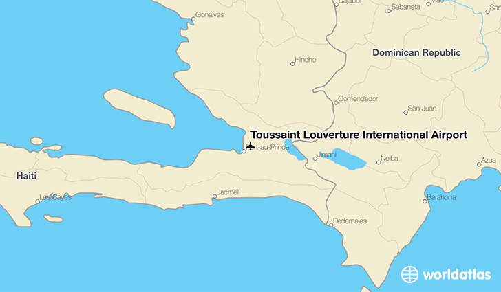 Toussaint Louverture International Airport location on a map