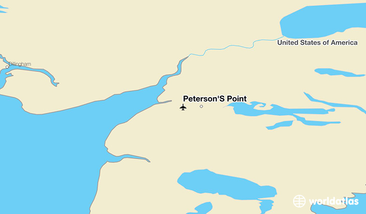 Peterson'S Point location on a map