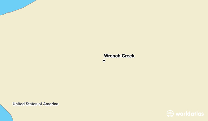 Wrench Creek location on a map