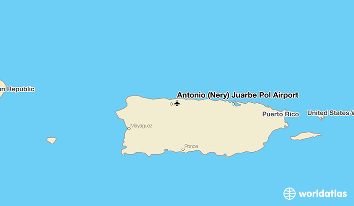 Antonio (Nery) Juarbe Pol Airport location on a map