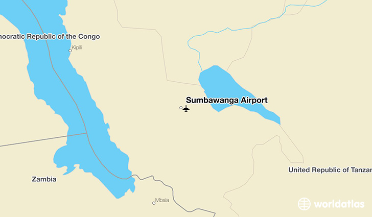Sumbawanga Airport location on a map