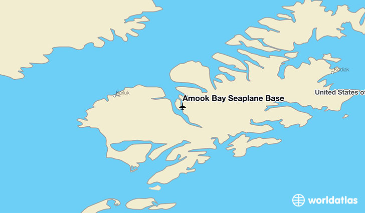 Amook Bay Seaplane Base location on a map
