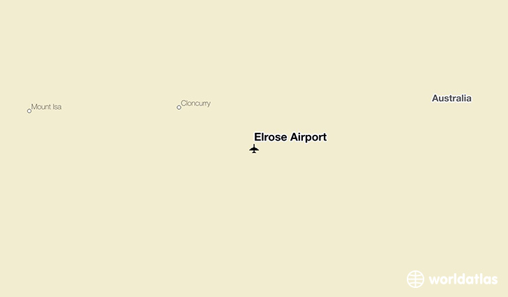 Elrose Airport location on a map