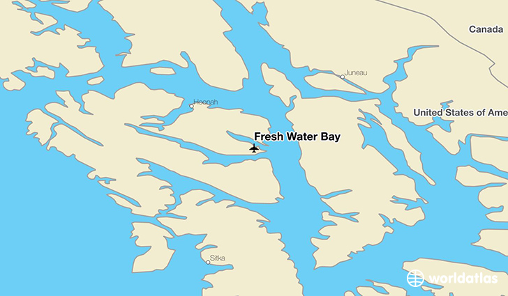 Fresh Water Bay location on a map