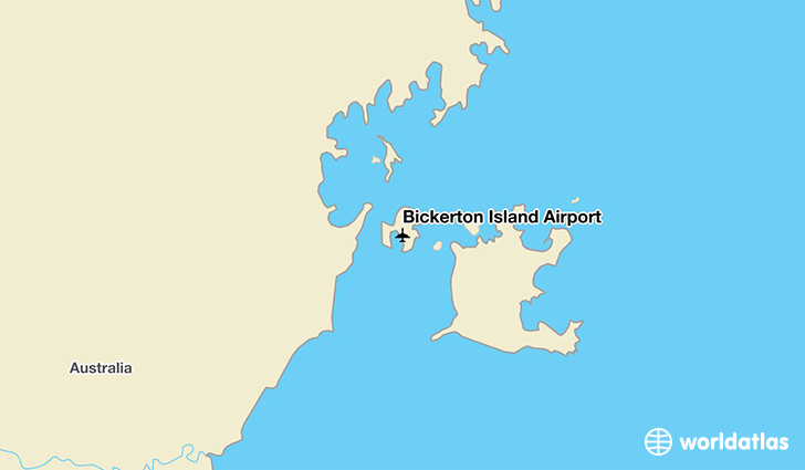 Bickerton Island Airport location on a map