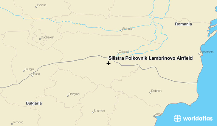 Silistra Polkovnik Lambrinovo Airfield location on a map