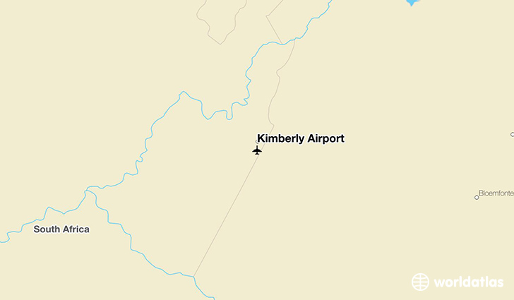 Kimberly Airport location on a map