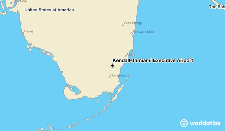 Kendall-Tamiami Executive Airport location on a map