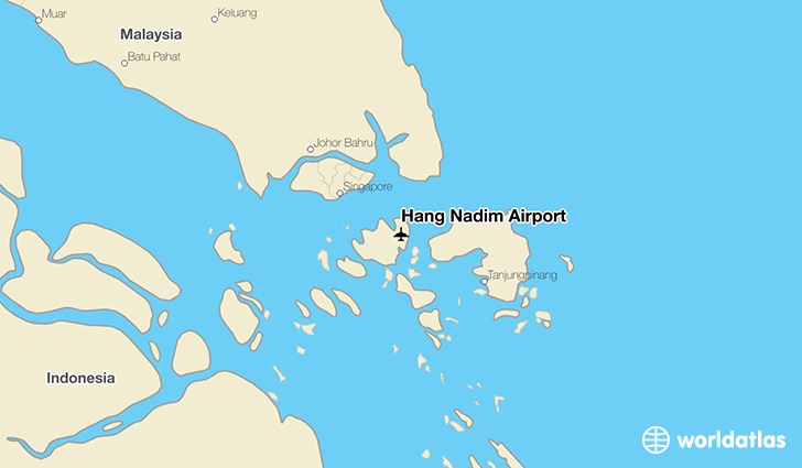 Hang Nadim Airport location on a map