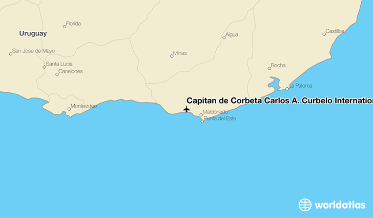 Capitán de Corbeta Carlos A. Curbelo International Airport location on a map