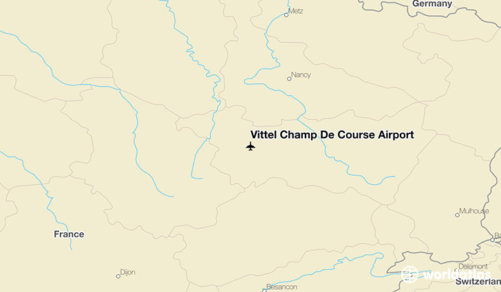Vittel Champ De Course Airport location on a map