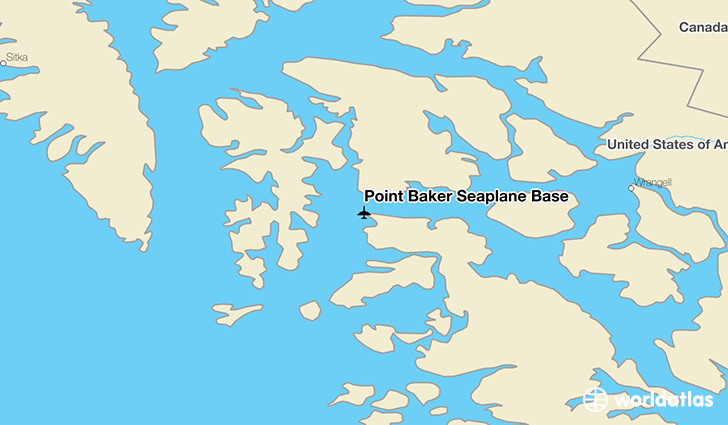 Point Baker Seaplane Base location on a map