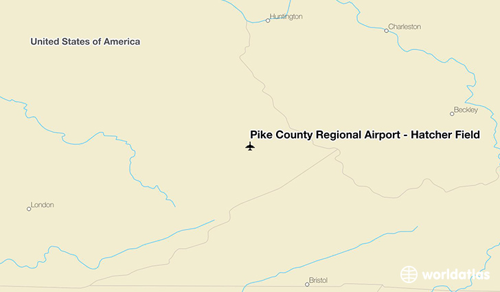 Pike County Regional Airport - Hatcher Field location on a map