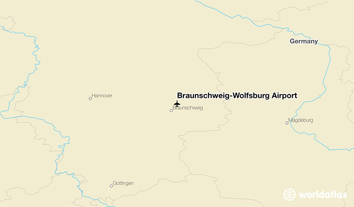 Braunschweig-Wolfsburg Airport location on a map