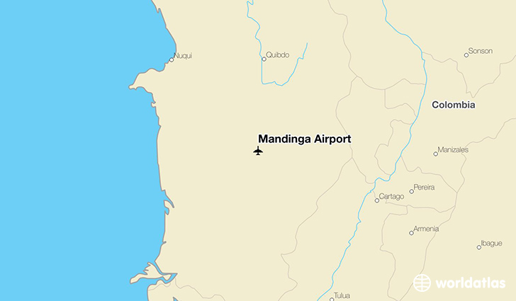 Mandinga Airport location on a map