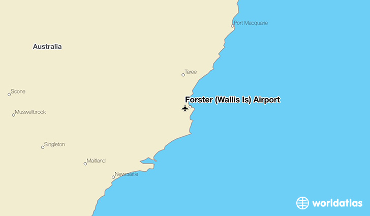 Forster (Wallis Is) Airport location on a map