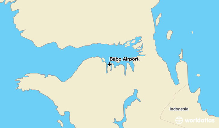 Babo Airport location on a map