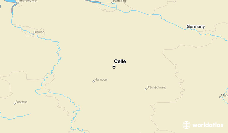 Celle location on a map