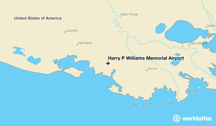 Harry P Williams Memorial Airport location on a map