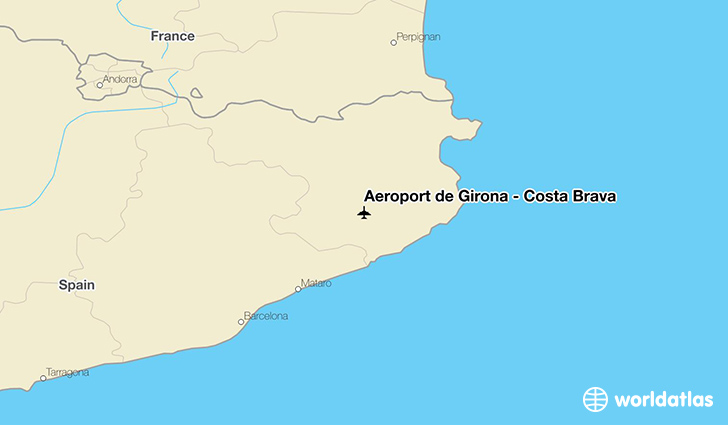 Aeroport de Girona - Costa Brava location on a map