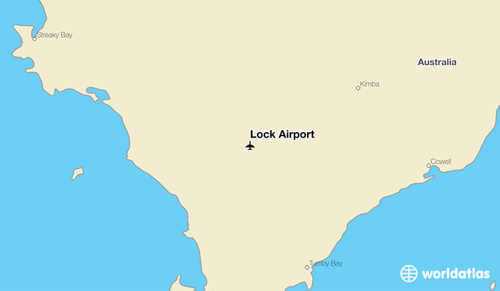 Lock Airport location on a map