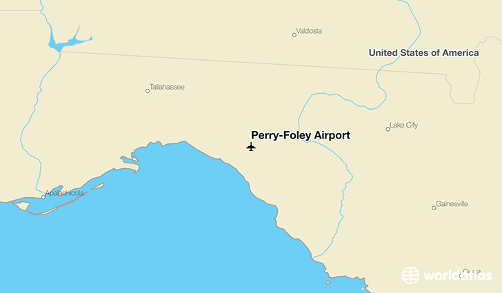 Perry-Foley Airport location on a map