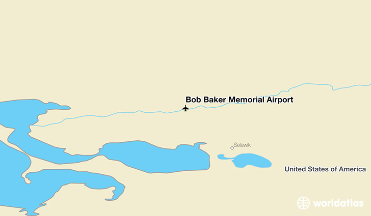Bob Baker Memorial Airport location on a map