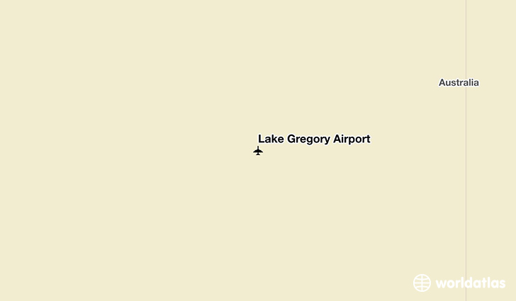 Lake Gregory Airport location on a map