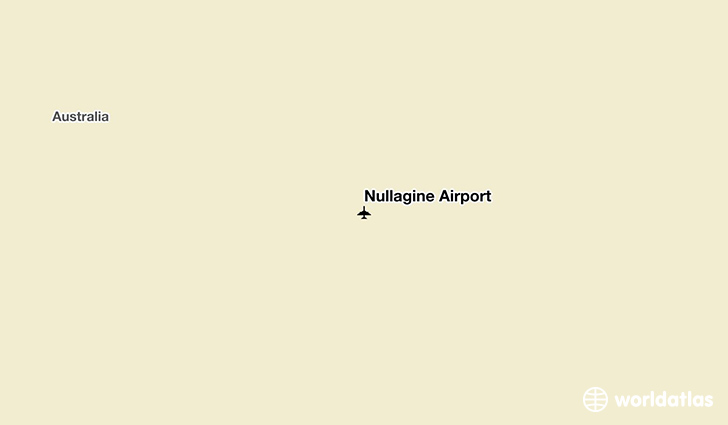 Nullagine Airport location on a map