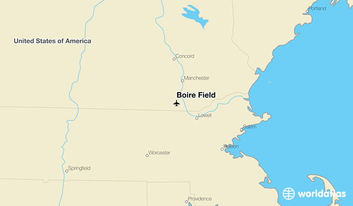 Boire Field location on a map