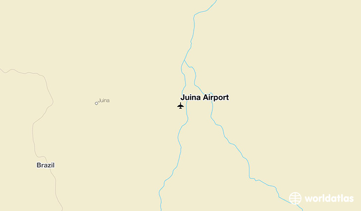 Juína Airport location on a map