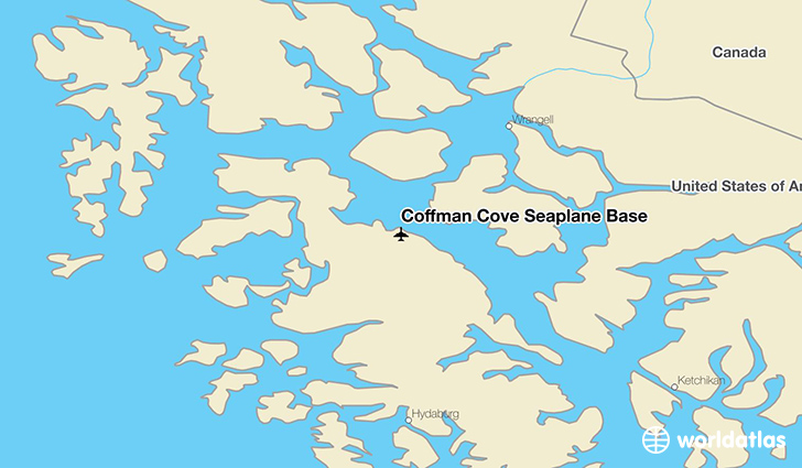 Coffman Cove Seaplane Base location on a map