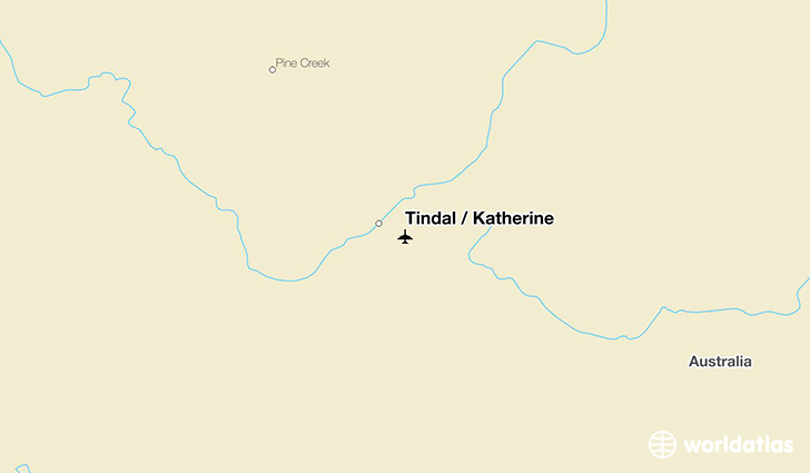 Tindal / Katherine location on a map