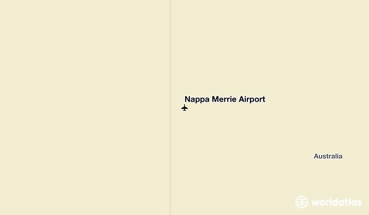 Nappa Merrie Airport location on a map