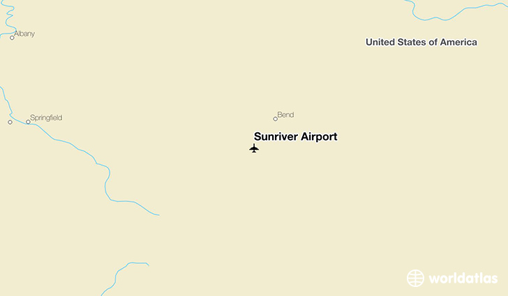 Sunriver Airport location on a map