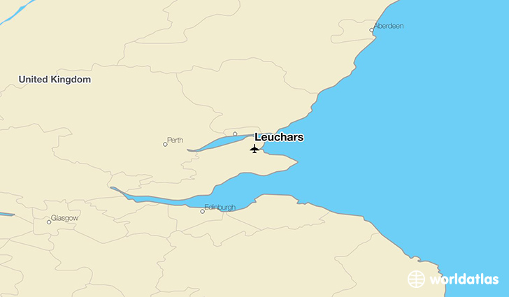 Leuchars location on a map