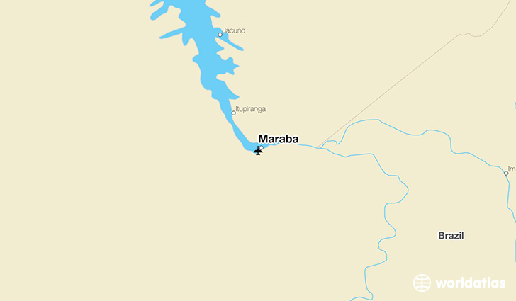 Maraba location on a map