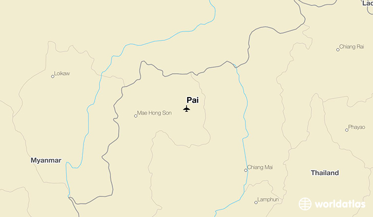 Pai location on a map