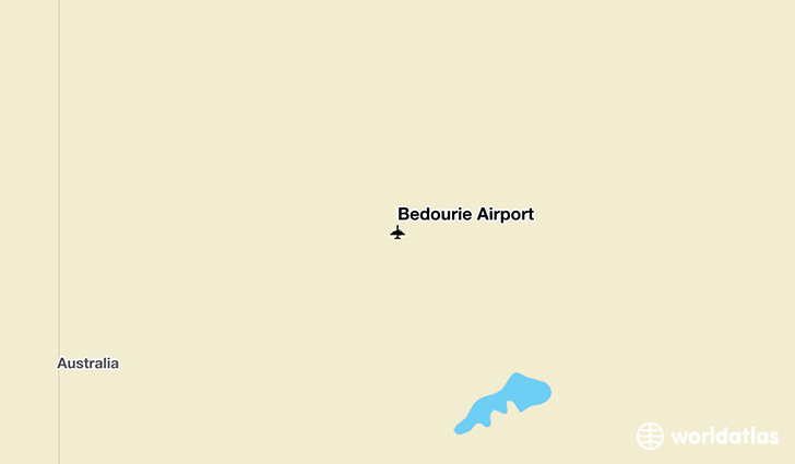 Bedourie Airport location on a map