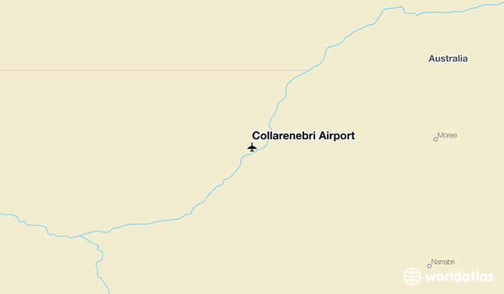 Collarenebri Airport location on a map