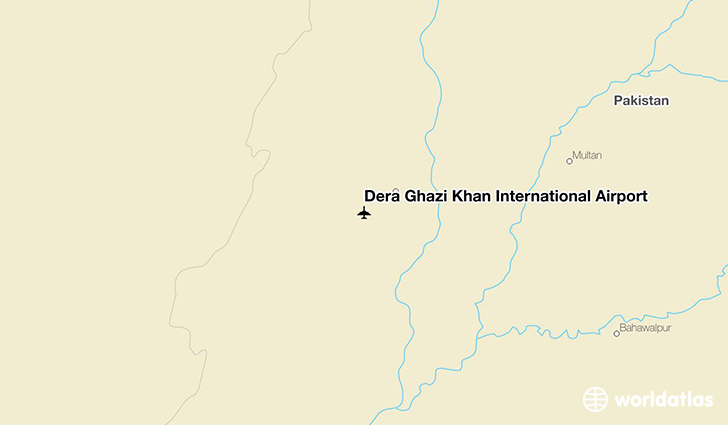 Dera Ghazi Khan International Airport location on a map