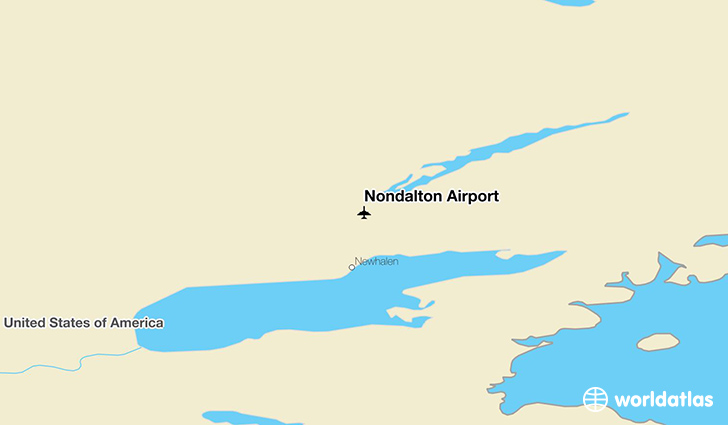 Nondalton Airport location on a map