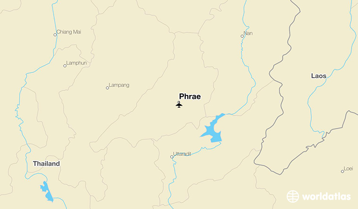 Phrae location on a map
