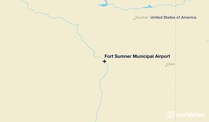 Fort Sumner Municipal Airport location on a map
