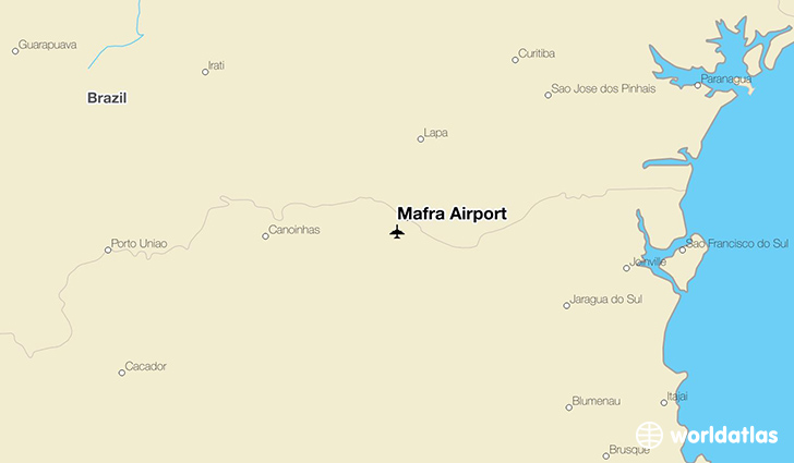 Mafra Airport location on a map