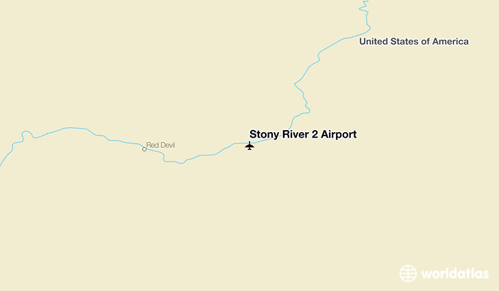 Stony River 2 Airport location on a map