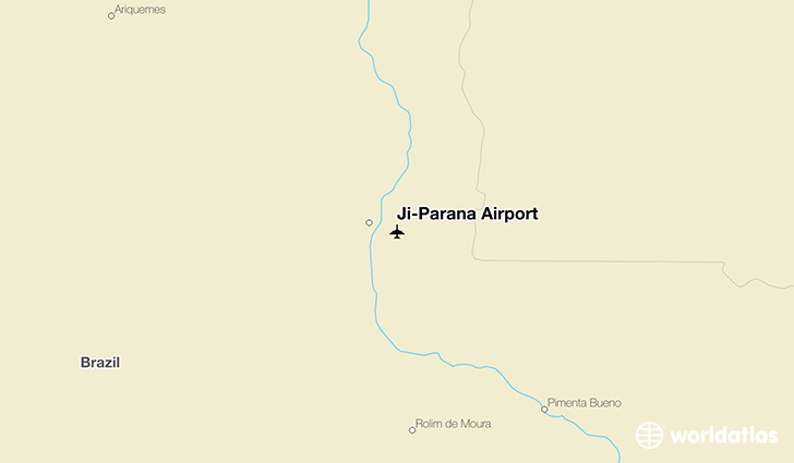 Ji-Paraná Airport location on a map