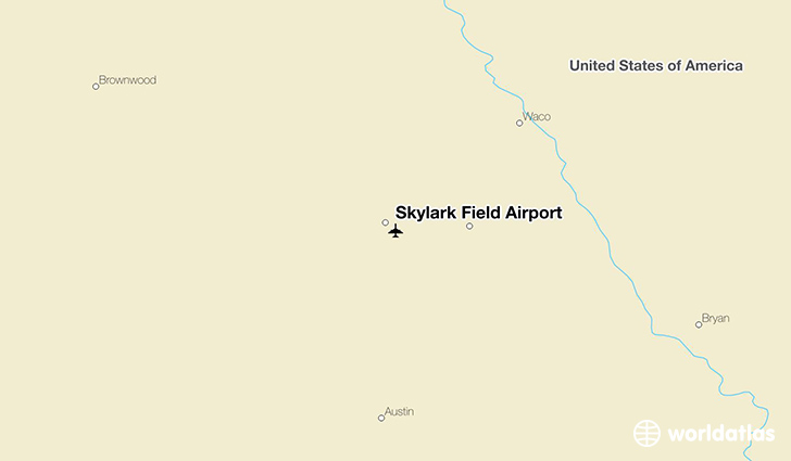 Skylark Field Airport location on a map